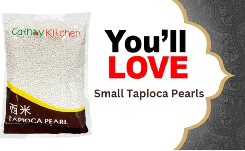 CATHAY KITCHEN Cassava Sago Tapioca Pearls - 12 Oz, Non-GMO, Gluten Free, Ideal for Bubble Boba Milk Tea and Desserts - Image 4